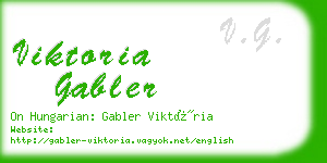 viktoria gabler business card